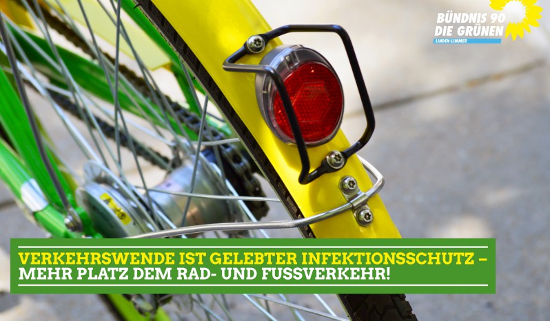 Verkehrswende ist gelebter Infektionsschutz – Mehr Platz für Rad- und Fußverkehr!
